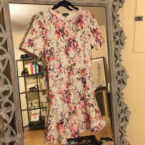 Short Sleeved Floral Dress